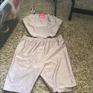 Barbie Lavender Tank and Shorts Set